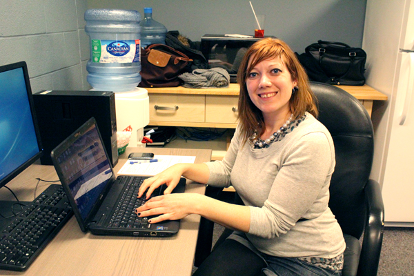 finds meaning in helping others with her tax skills. Photo: Brittany Barber/The Dialog