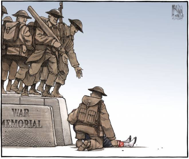 Courtesy of The Chronicle Herald Buy a print of this cartoon and all proceeds will go to the family of Cpl. Nathan Cirillo: http://shop.thechronicleherald.ca/Cartoon-Reprint-of-Cpl-Nathan-Cirillo_p_5034.html