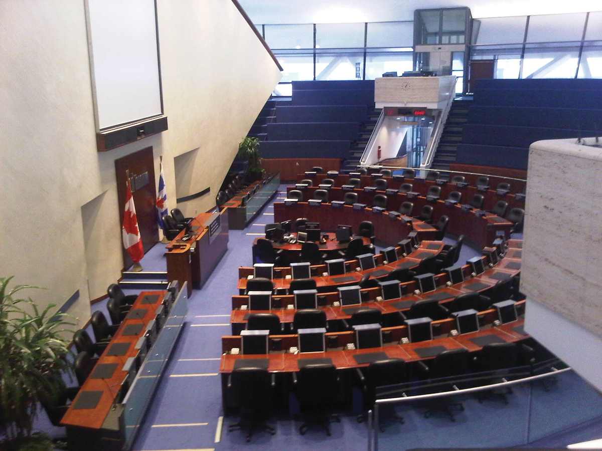 Toronto City Council chambers. Photo: HIMY SYED via FLICKR CC BY 2.0