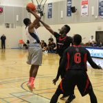 Ricardo Brown was one of the Huskies top-scorers in the home opener on Oct. 22. Photo: Brittany Barber/The Dialog