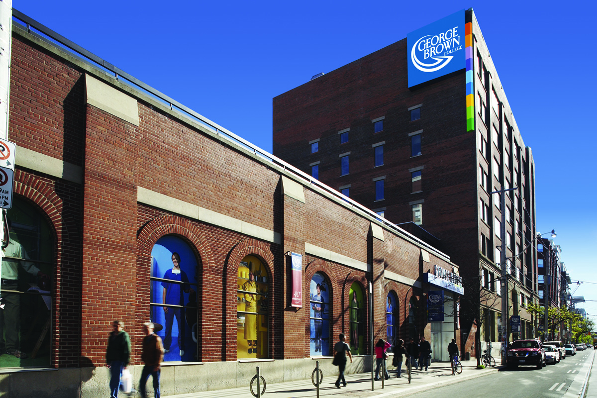 St. James campus of George Brown College. Photo courtesy of George Brown College.