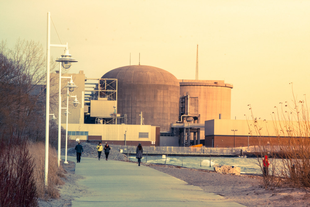 Pickering Nuclear Generating Station, around 30 kilometres from downtown Toronto. A new program makes KI pills available to colleges and universities