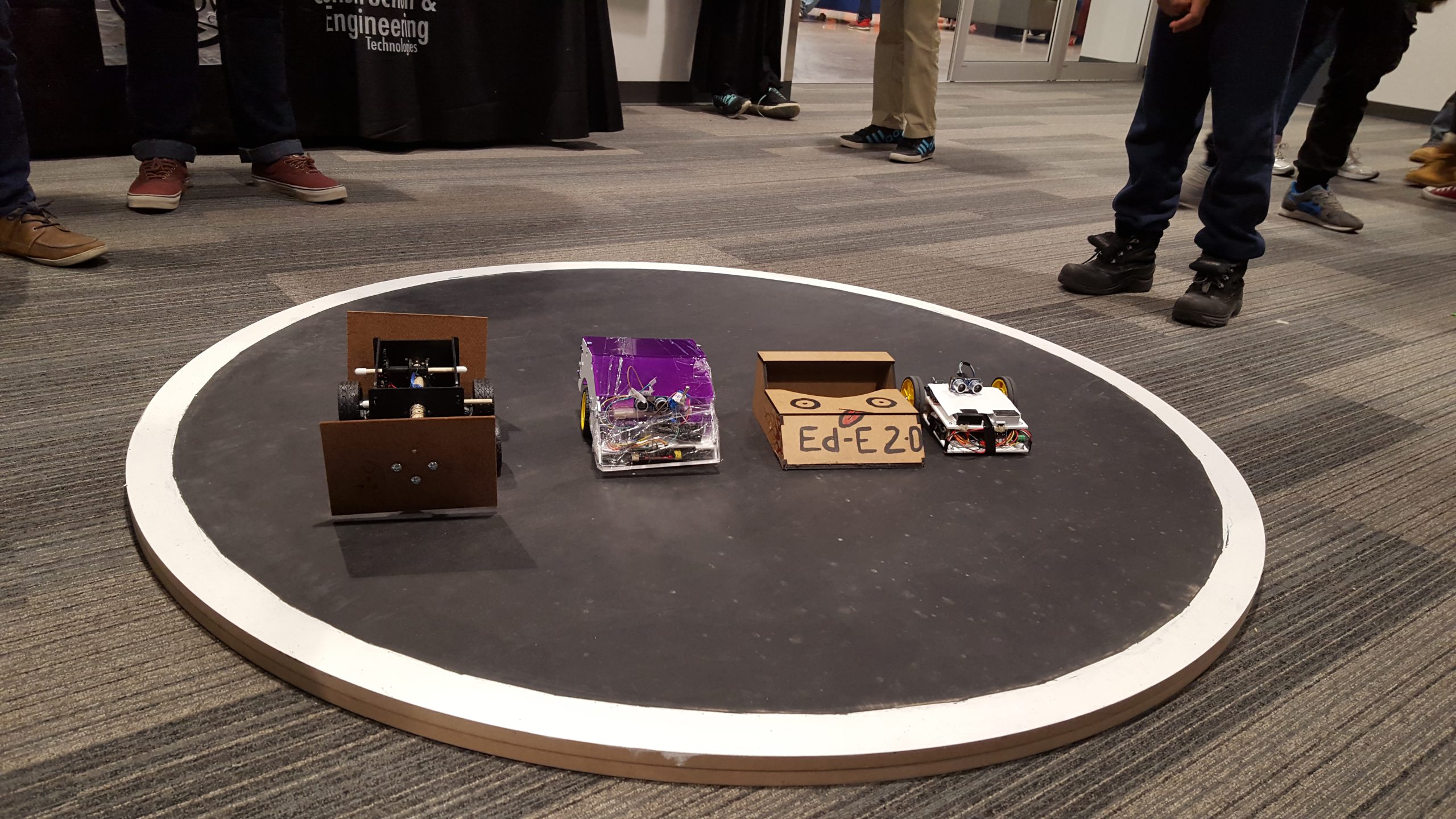 The Sumo wrestling robots of Casa Loma campus. Photo: Charlotte Cameron / The Dialog