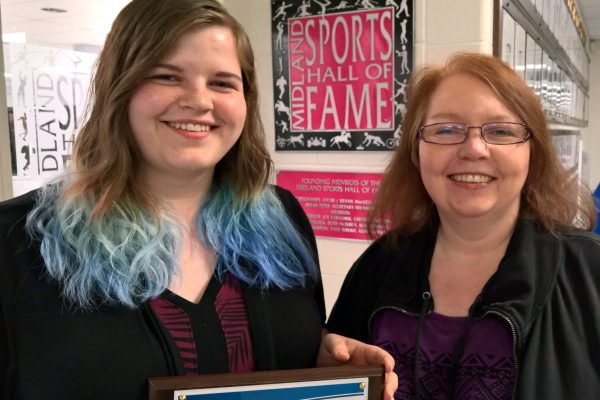 Kaeleigh Ferguson at the Midland Sports Hall of Fame