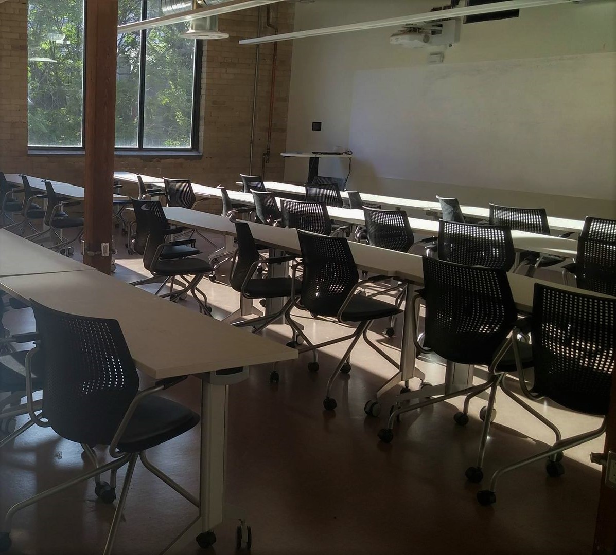 The renovated SJE building on Richmond Street features new classrooms and labs for students. Photo: Naomi Guha / The Dialog