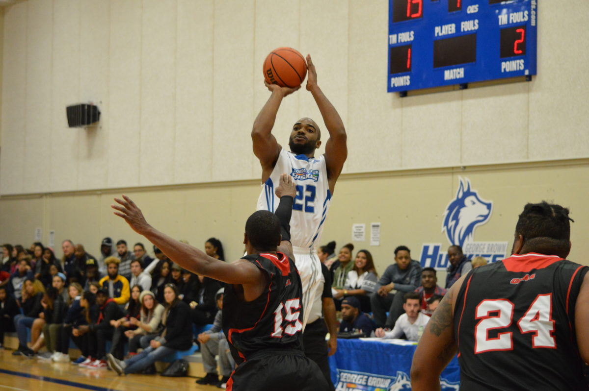 George Brown Huskies guard Ajahmo Clarke