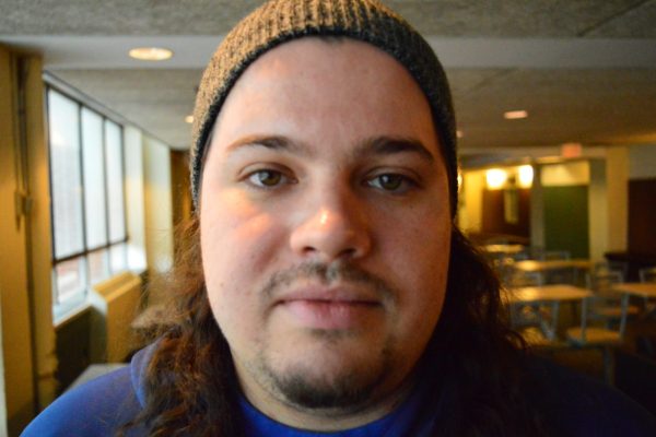 Coty Zachariah photographed at St. James campus, where he once campaigned as the SA's First Nation, Metis, and Inuit representative