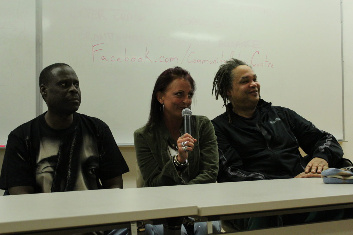The Stairs screens at George Brown