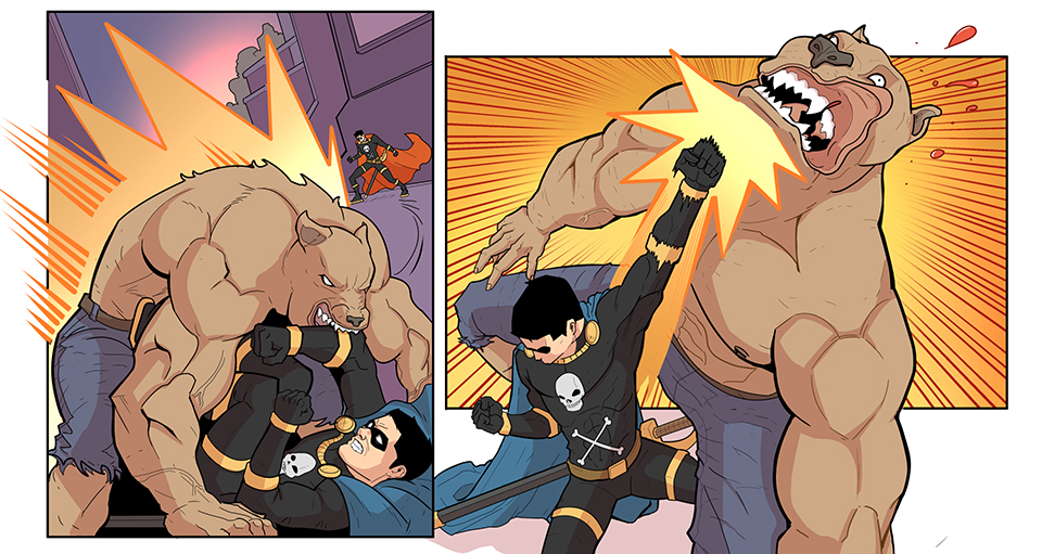 The Black Terror kicks ass