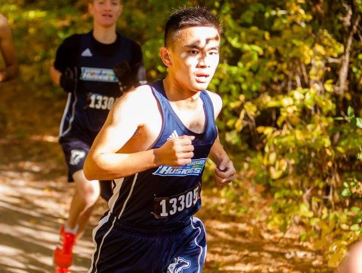 Jack Huang had stress fracture in his foot. Photo: George Brown College