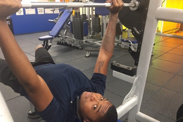 George Brown student Michael Roberts shows that there is not a bad time to keep moving your body. Photos: Lidianny Botto / The Dialog