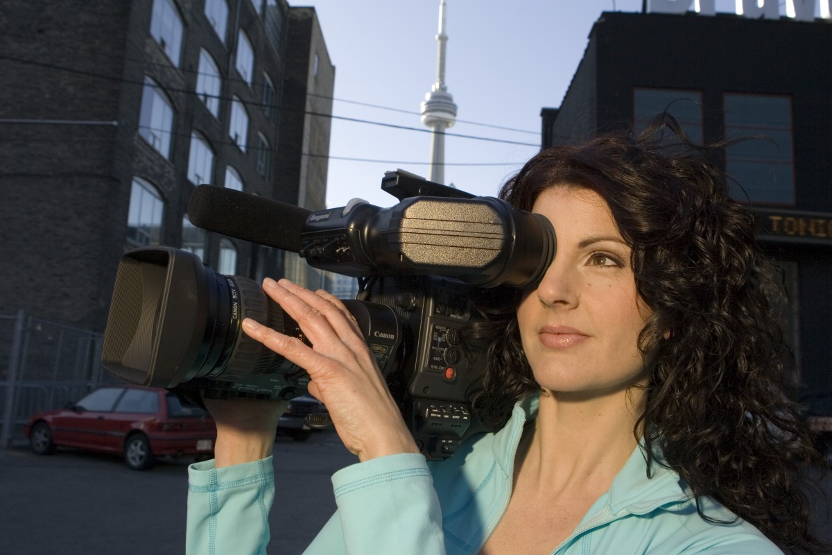 Denise Jones back when she worked at cityTV. Photo: Mark O'Neill