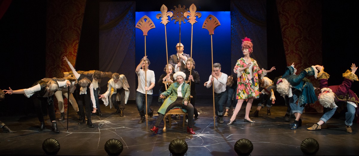 The ensemble gathers together in Monsieur d'Eon is a Woman. Photo: Cylla von Tiedemann