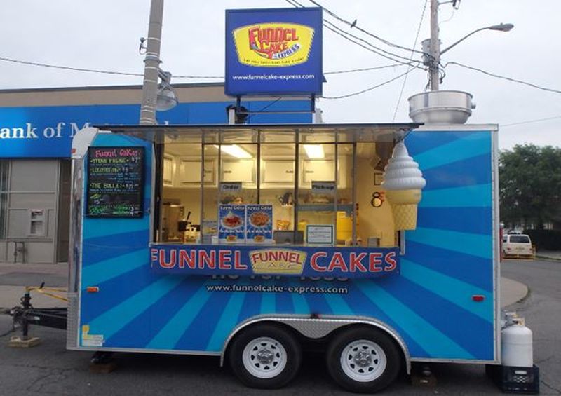 Police are looking for a thief with a sweet tooth who swiped a trailer from Funnel Cake Express.